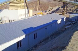 Work site building was delivered to Anagold Mining in Erzincan for their gold mine site