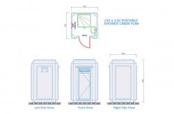 Toilet/Shower Cabin Plans