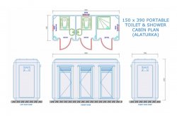 Toilet/Shower Cabin Plans