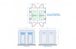 Toilet/Shower Cabin Plans