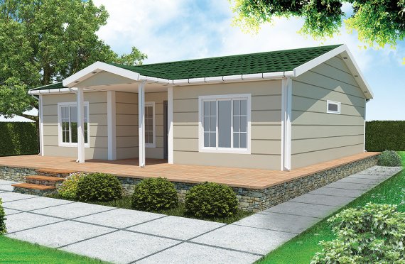 Rumah Modular Pasang Siap - 94 m² Pelan dan Rekabentuk Rumah Modular ...