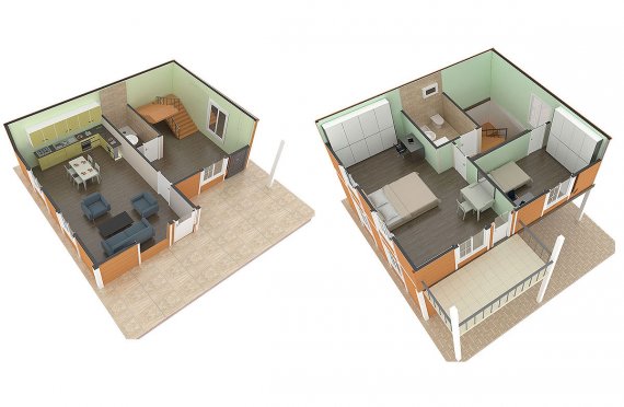 Rumah Pasang Siap 112 m²