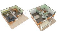 112 m² Rumah Prefabricated
