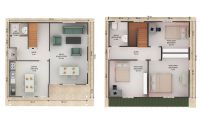 127 m² Rumah Prefabricated