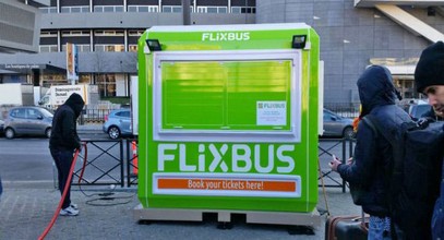 Kios tiket Flixbus dari Karmod
