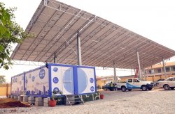 Kontena generasi baru Karmod digunakan untuk penyimpanan tenaga suria di Nigeria