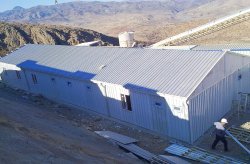 Bangunan tapak kerja dihantar ke Anagold Mining di Turki